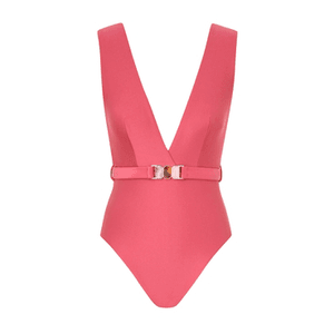 Hovedbilde Zimmermann Wanderlust Belted Plunge Onepiece Deep Rose