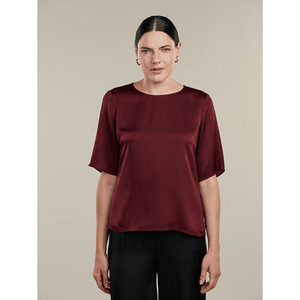 Stenströms Sanne Blouse Dark Red