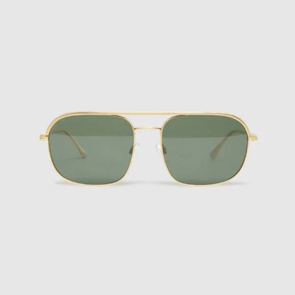 Anine Bing Highland Sunglasses Gold