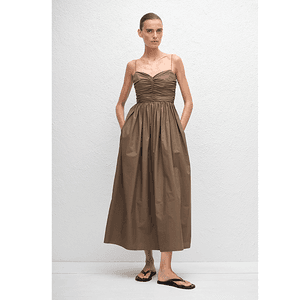 Main Image Matteau Gathered Bodice Dress Birch