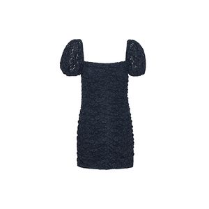 Main Image ROTATE Lace Mini Dress Navy Blazer