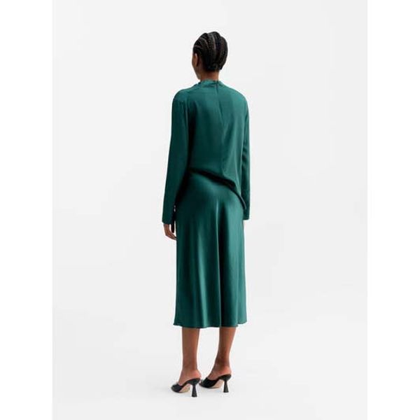 Ahlvar Ayumi Blouse Dark Emerald