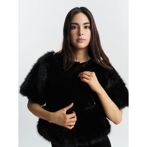 Hovedbilde ella&il Mone Velour Top Black