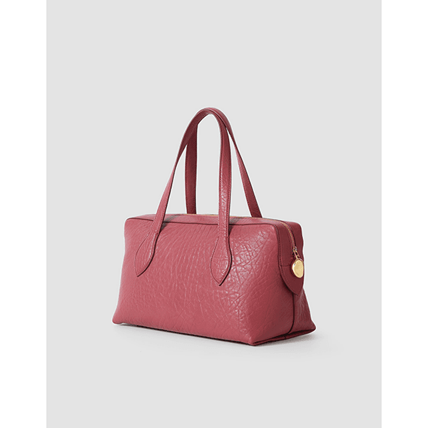 JOSEPH Loaf Pebble Leather Bag Mulberry