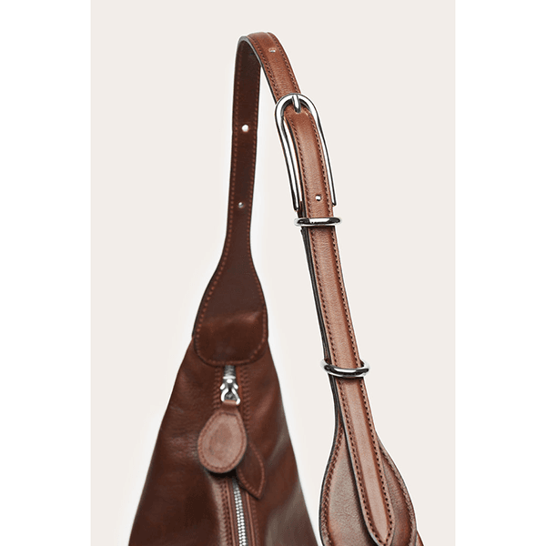 Liffner Moon Hobo Bag Dark Brown