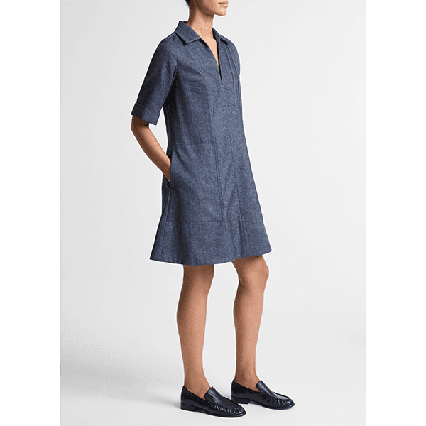 Vince A-line Dress Indigo