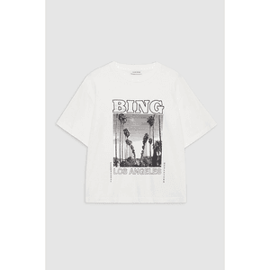 Hovedbilde Anine Bing Louis Tee Bing Tour Ivory