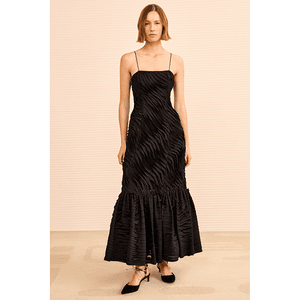 Hovedbilde Ulla Johnson Augustina Cami Long Trompet Dress Noir