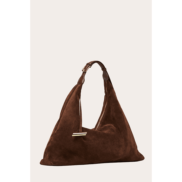 Liffner Pillow Hobo Bag Dark Brown