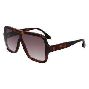 Image of Victoria Beckham Layered Mask Sunglasses Tortoise