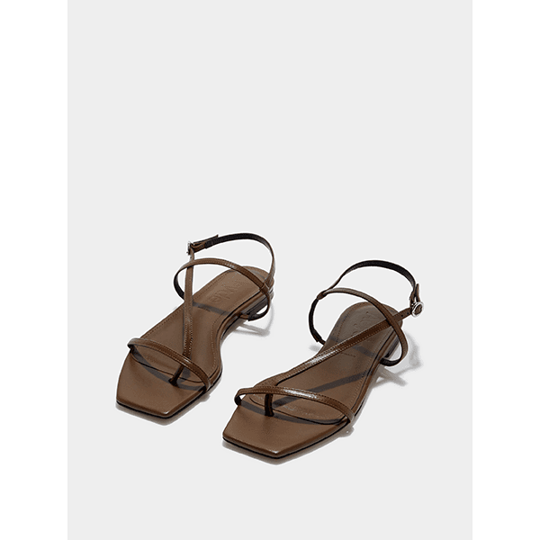 Aeyde Ella Sandal Tobacco