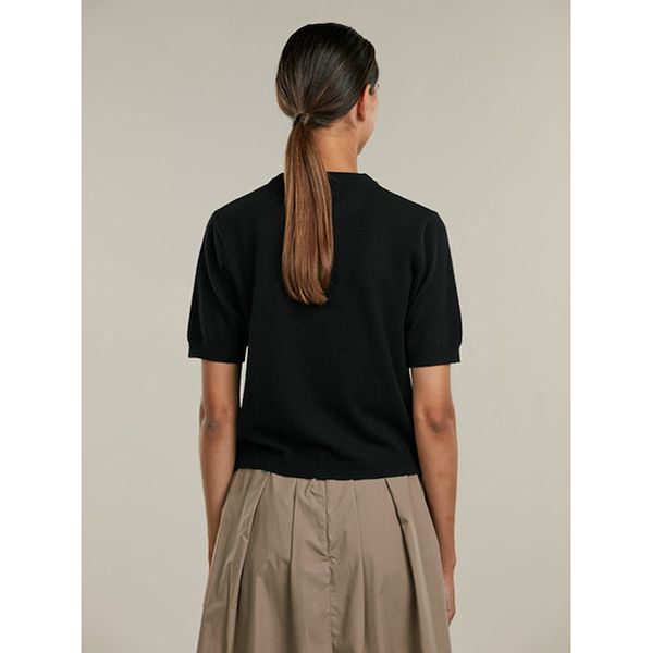 Stenströms Janet Short Sleeve Knit Black