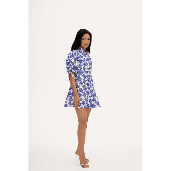 Mandibreeze Harmonia Dress Blue Print