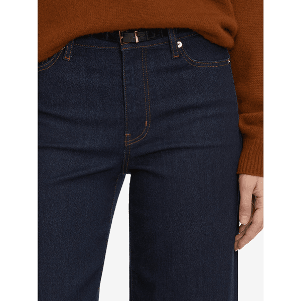 FRAME Le Slim Palazzo Long Rinse