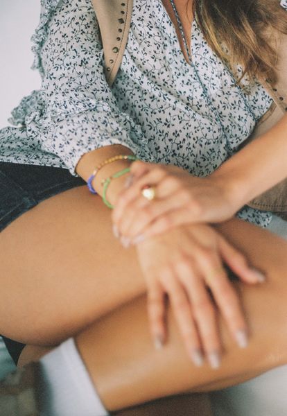 Anni Lu Peyote Bracelet Apple Green