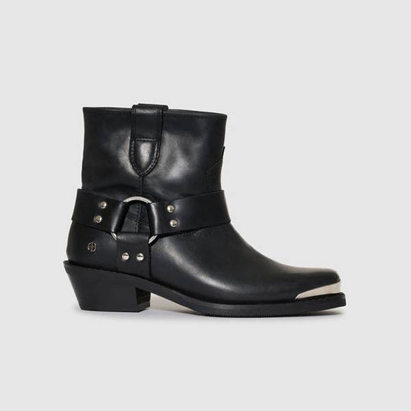 Anine Bing Mid Ryder Boots Black