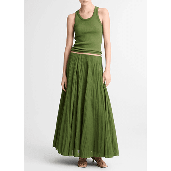 Vince Modal Scoop Nk Tank Herb