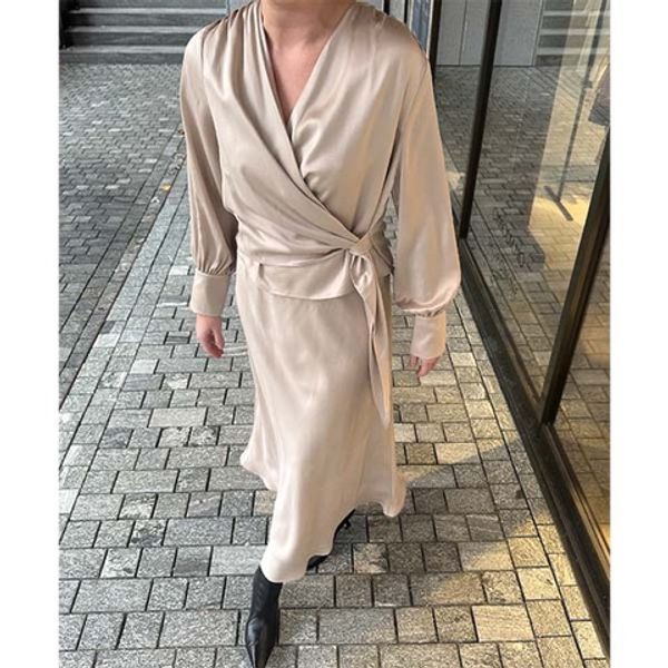 Amuse Anais Blouse Champagne