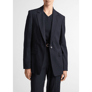 Main Image Vince Linen Single Breasted Blazer Coastal