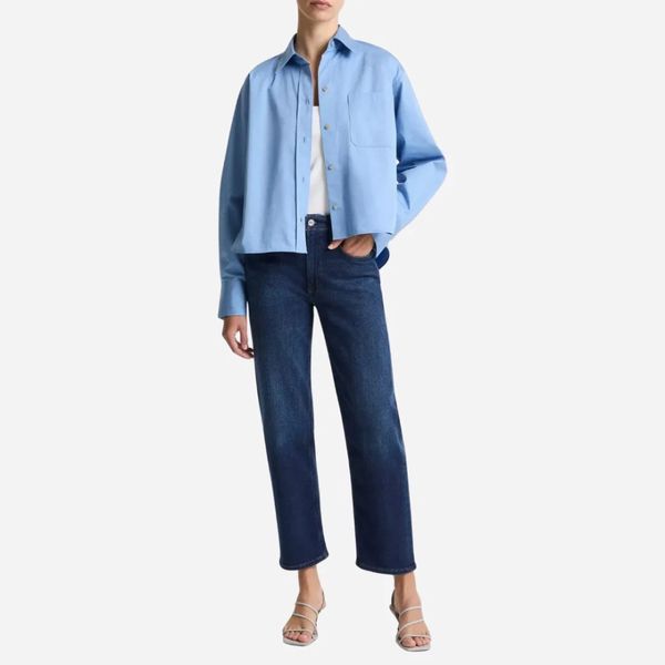 Vince Cropped Shirt Hydra