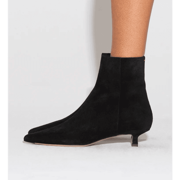 Aeyde Sofie Ankle Boot Suede Black