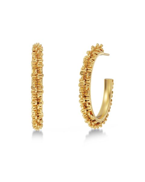 Edblad Tinsel Creoles L Gold