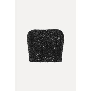 Hovedbilde ROTATE Sequins Crop Top Black