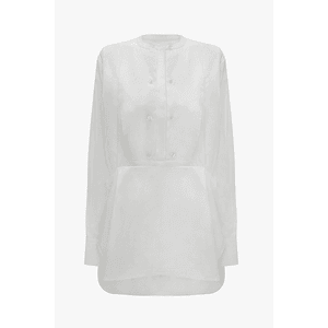 Hovedbilde Victoria Beckham Double Bib Detail Shirt White