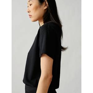 Bilde av Julie Josephine Alexa Boyfriend T-shirt Black