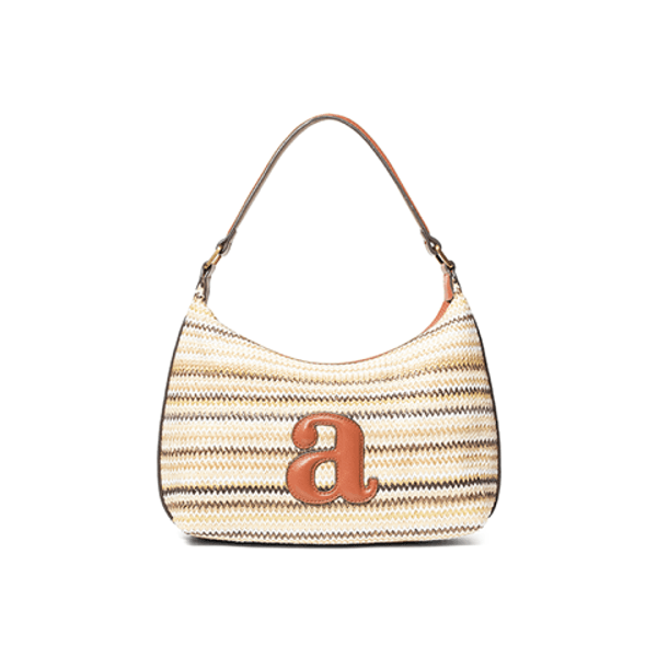 Arnie Says Hampton Stripe Handbag Ecru Combo