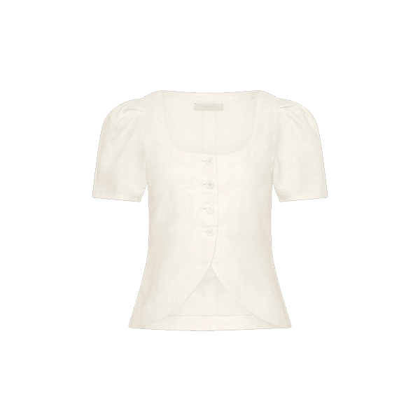 Faithfull Audrey Vest White