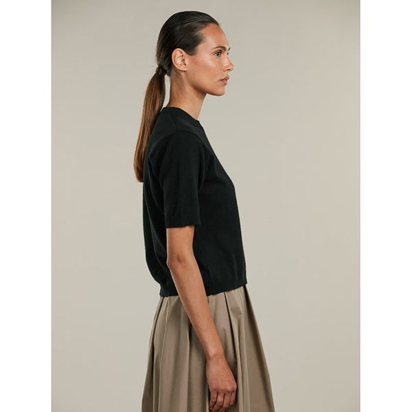 Stenströms Janet Short Sleeve Knit Black
