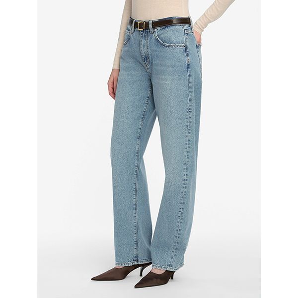 FRAME Low Slung Barrel Jeans Dollhouse