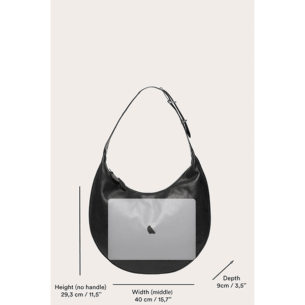 Liffner Moon Hobo Bag Dark Brown