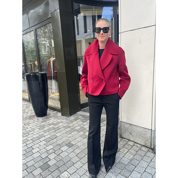 JOSEPH Delano Jacket Ruby